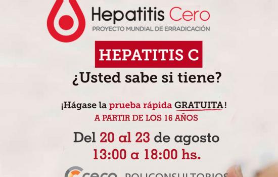 Campaña detección hepatitis C