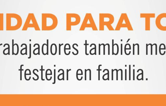 LOS COMERCIOS TENDRÁN HORARIOS REDUCIDOS PARA LAS FIESTAS
